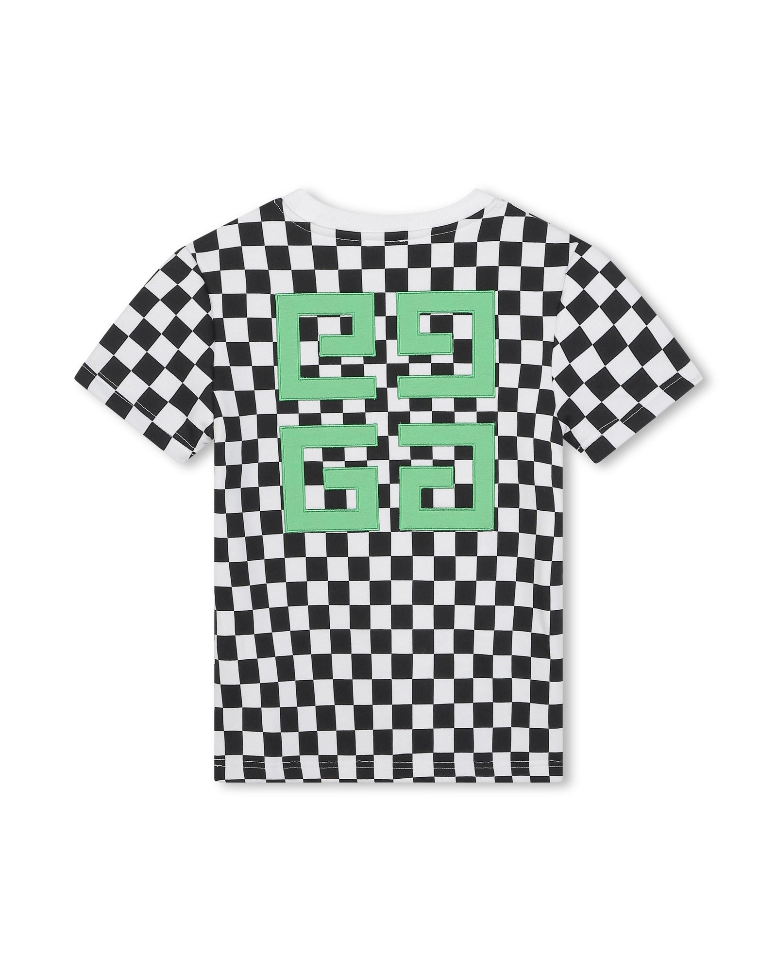 T-shirt à manches courtes en coton - Noir blanc