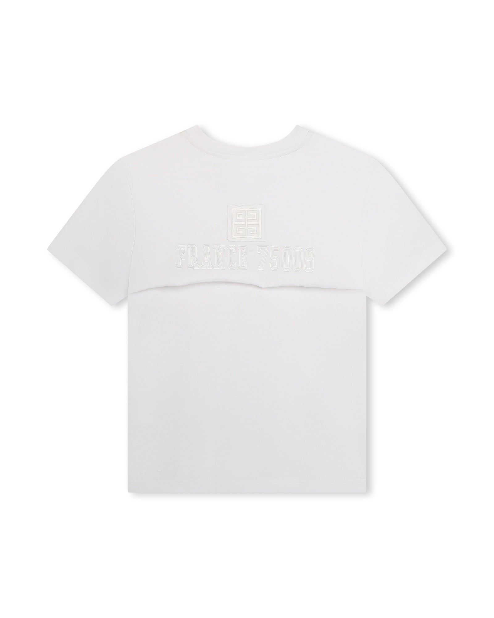 Short-sleeved cotton T-shirt - White