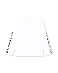 T-shirt à manches longues en coton - Blanc