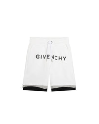 Fleece Bermuda shorts - White Grey