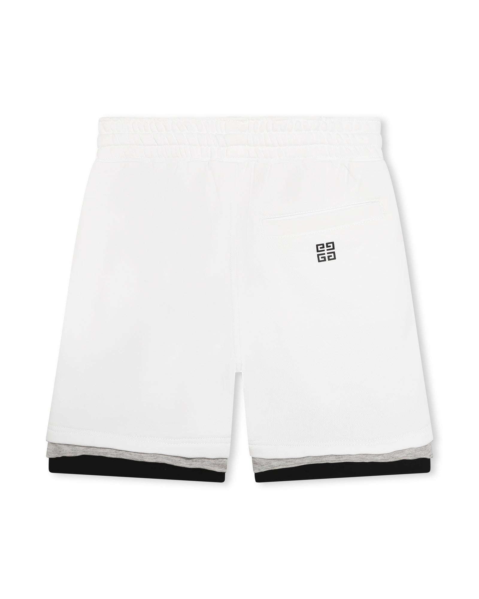 Fleece Bermuda shorts - White Grey