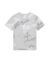 T-shirt à manches courtes en coton - Gris blanc