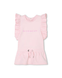 Robe à manches courtes en coton - Marshmallow