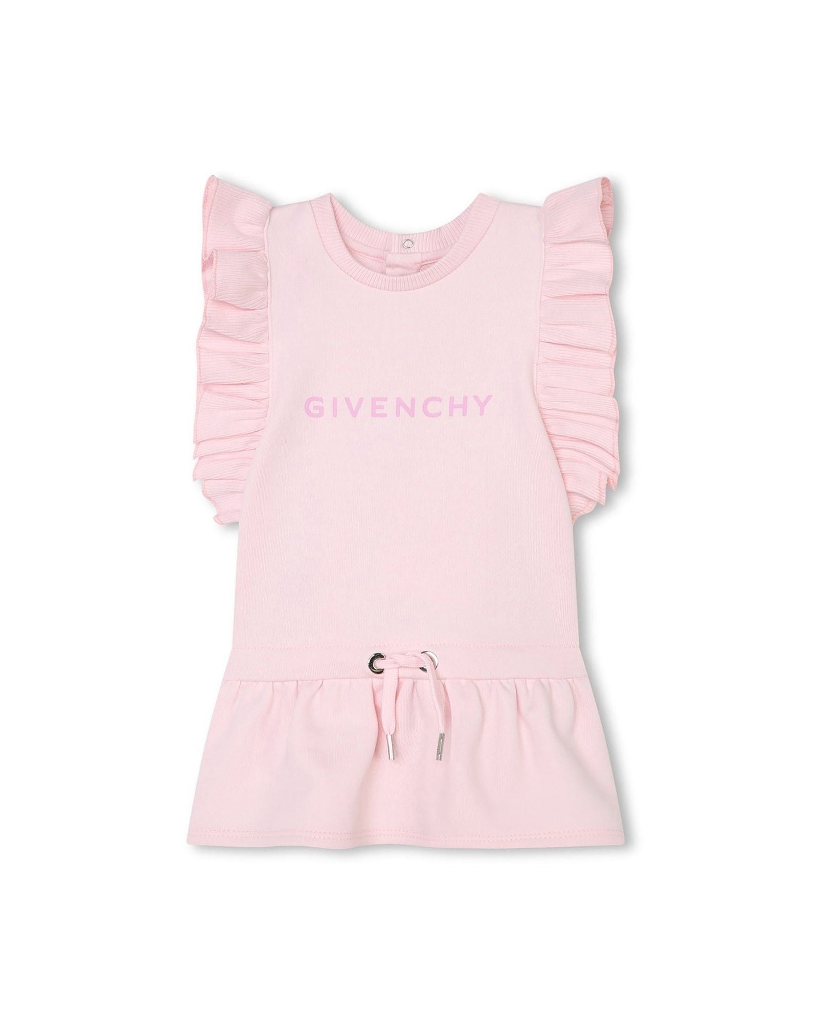 Robe à manches courtes en coton - Marshmallow