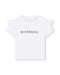 T-shirt à fermeture pressionnée - Blanc