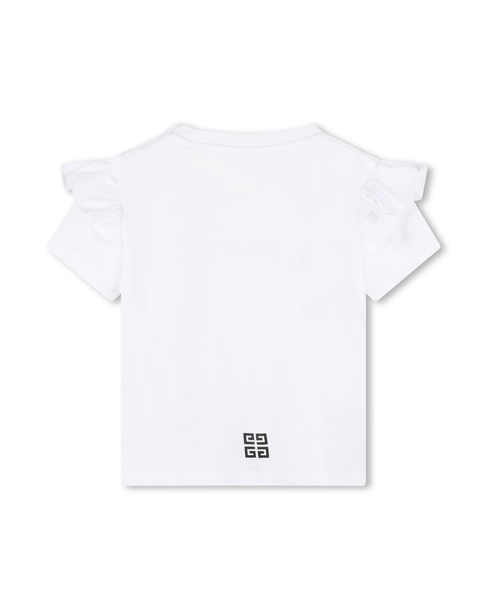 T-shirt à fermeture pressionnée - Blanc