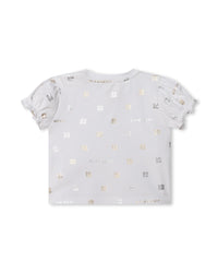 T-shirt à manches courtes en coton - Blanc