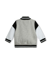 Bomber en coton - Gris chiné