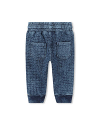 Cotton tracksuit set - Denim Lave
