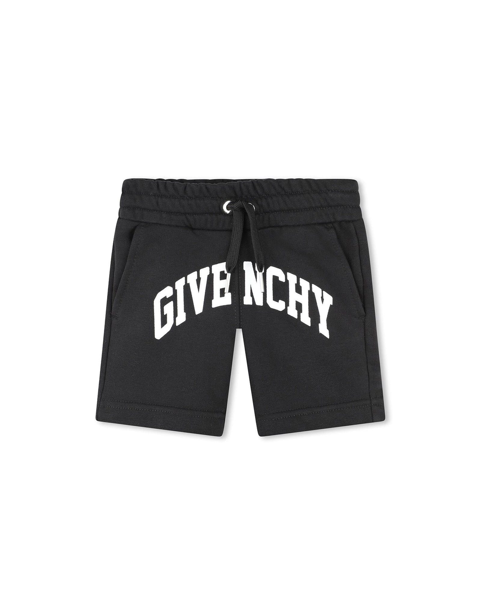 Short à taille élastiquée - Black