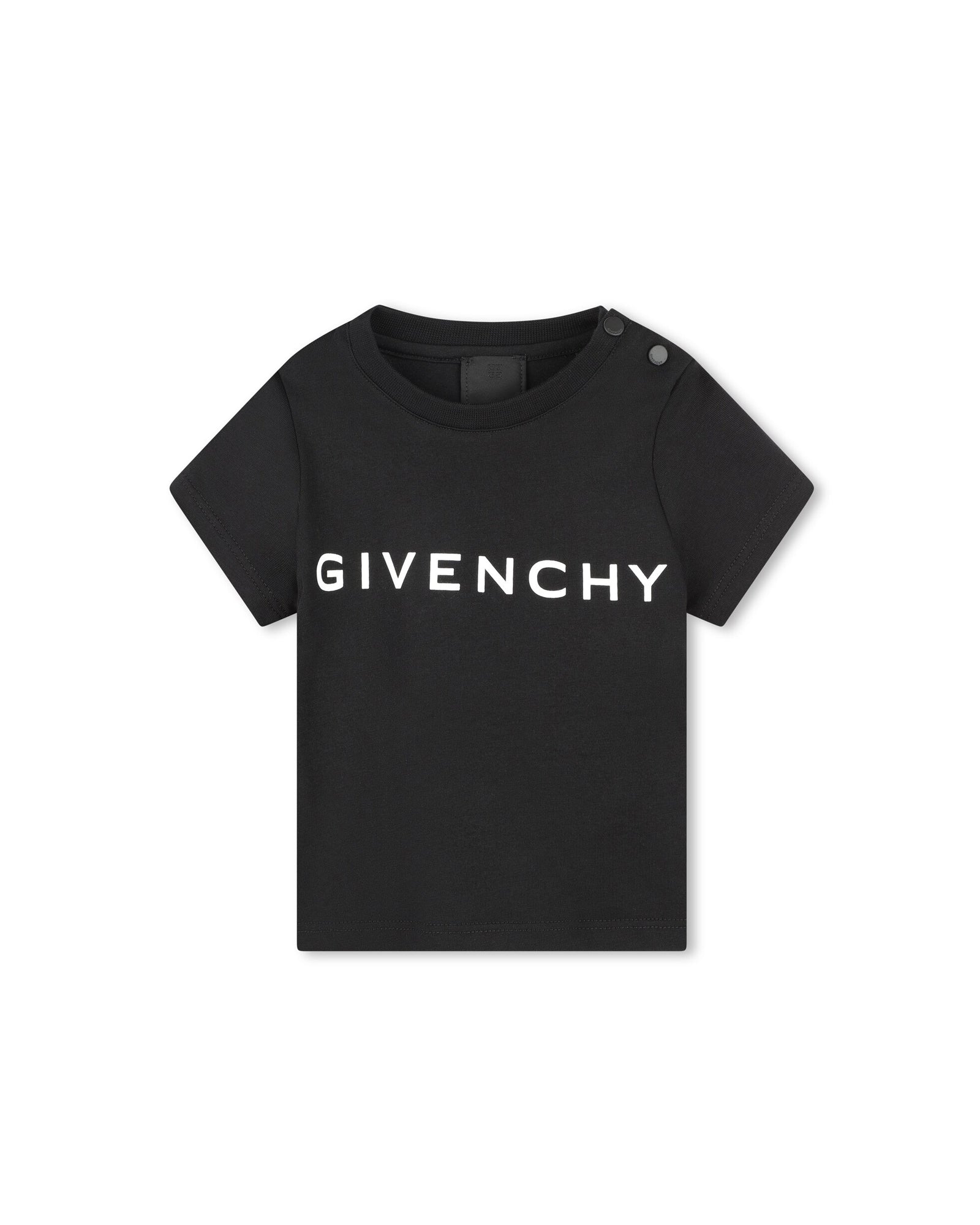 T-shirt à fermeture pressionnée - Black
