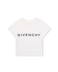 T-shirt à fermeture pressionnée - Blanc