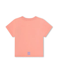 T-shirt à fermeture pressionnée - Pamplemousse