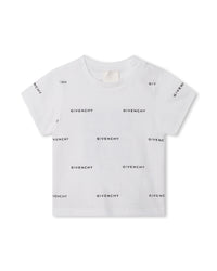 Short-sleeved cotton T-shirt - White Black