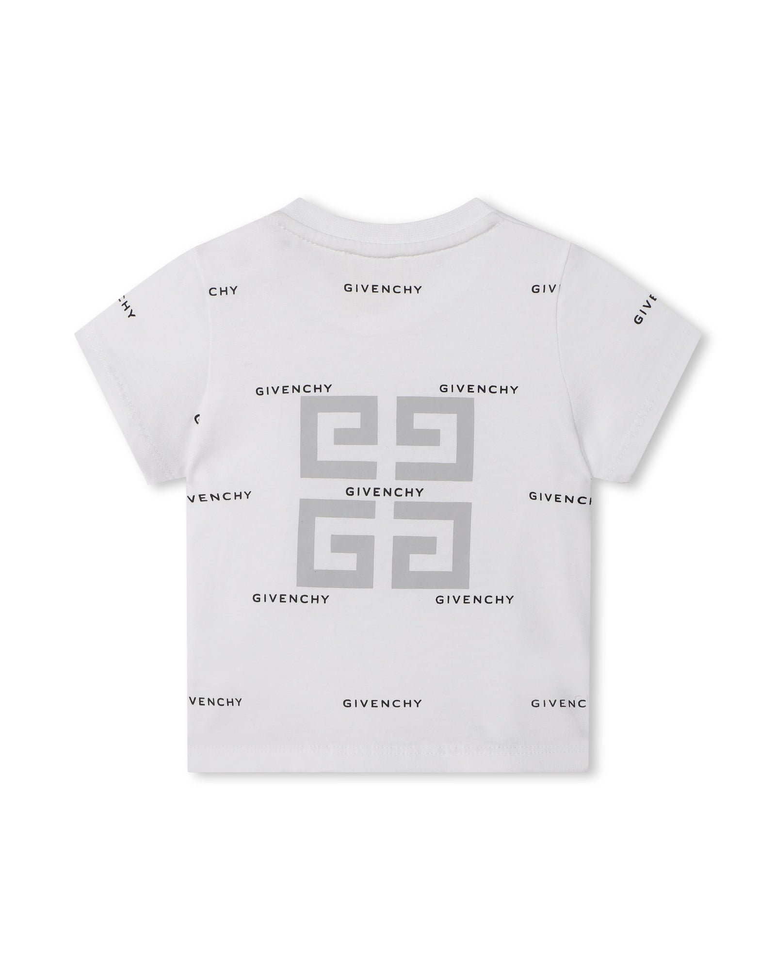 Short-sleeved cotton T-shirt - White Black