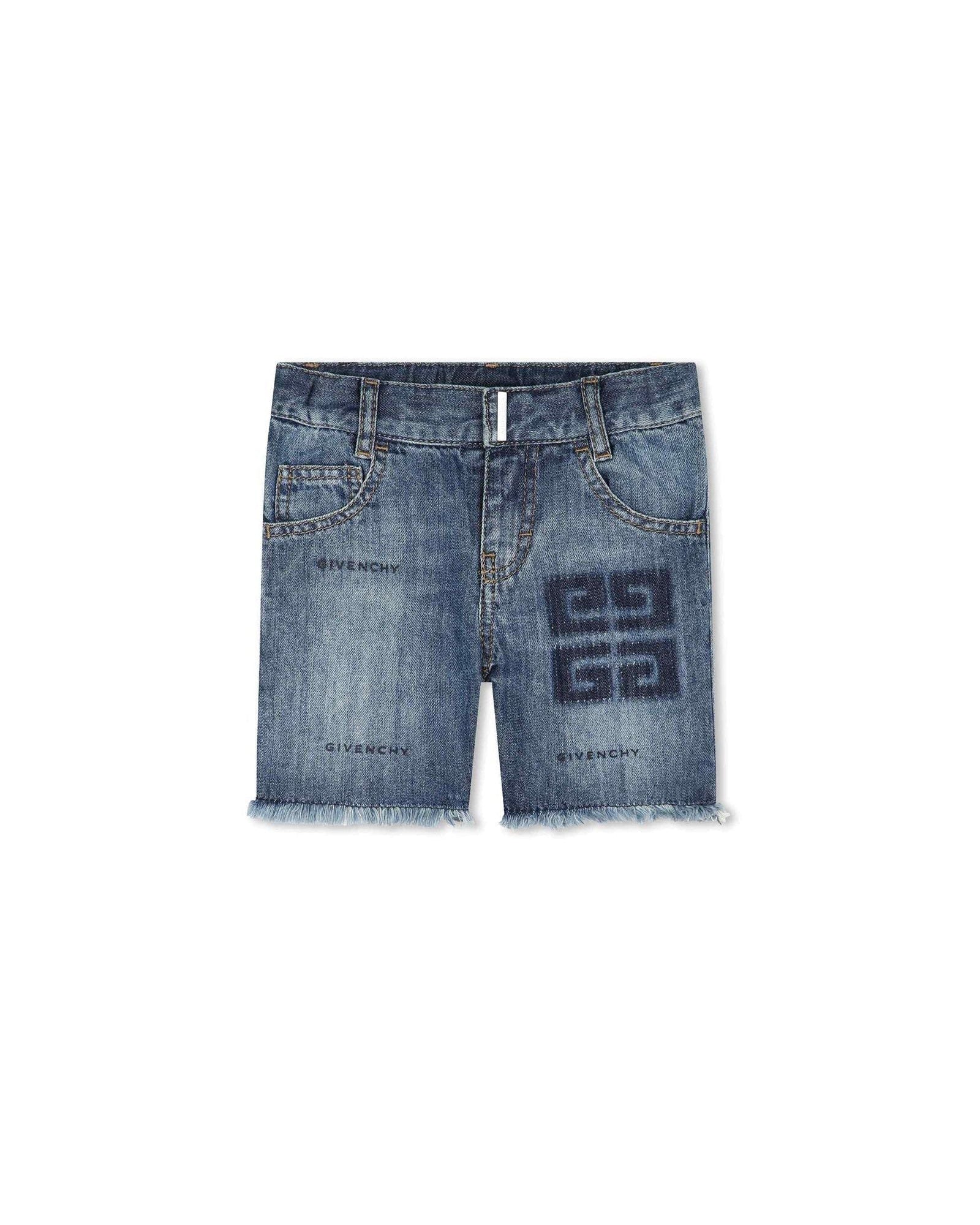 Short denim en coton - Double stone