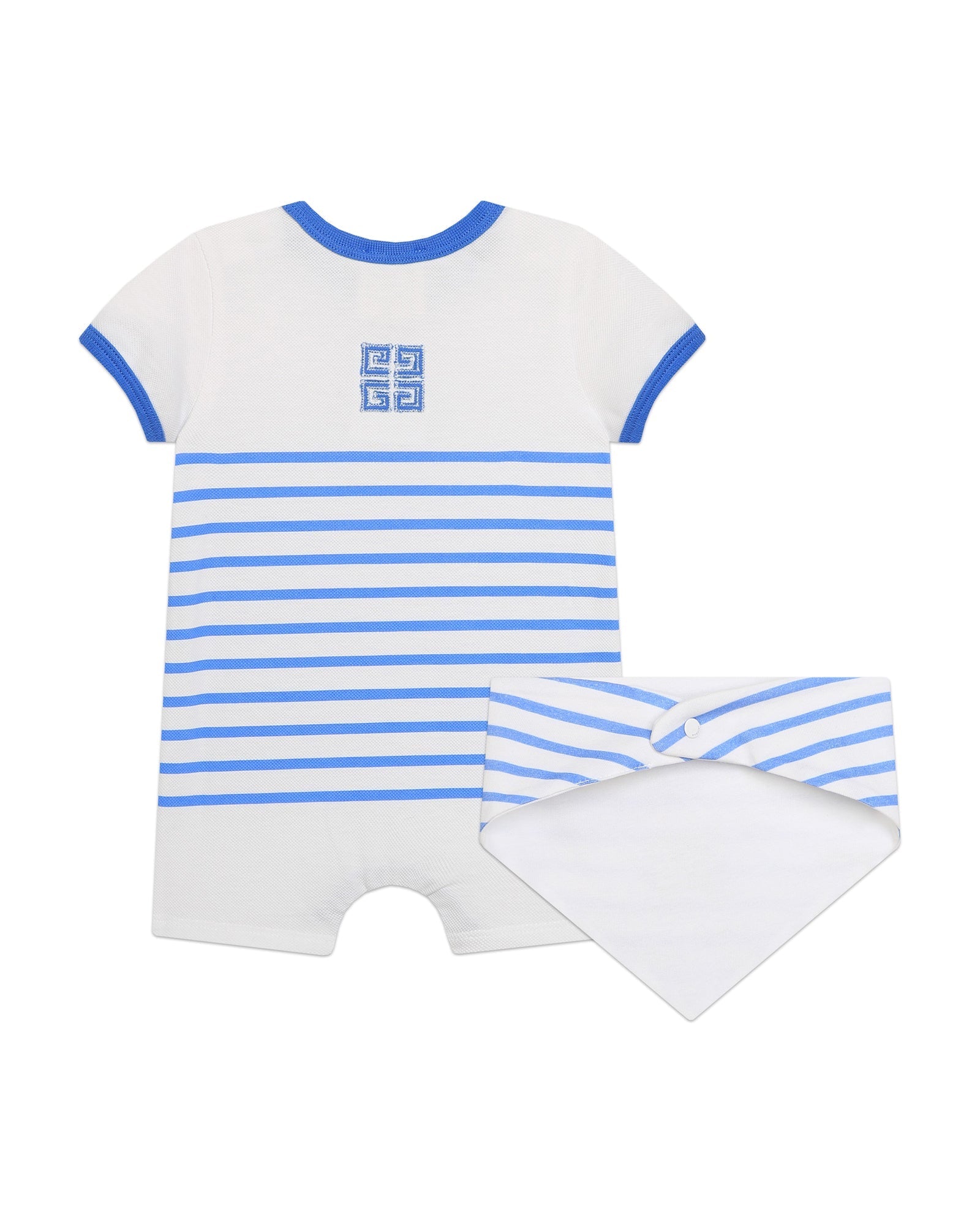 Ensemble combi-courte et bandana en coton - Ouragan