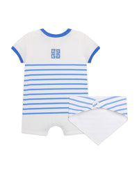 Ensemble combi-courte et bandana en coton - Ouragan