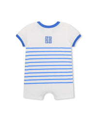 Ensemble combi-courte et bandana en coton - Ouragan