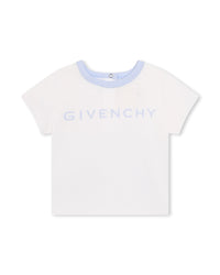 Cotton dungarees and t-shirt set - Ciel