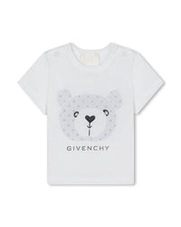 Ensemble t-shirt short et bandana en coton - Blanc