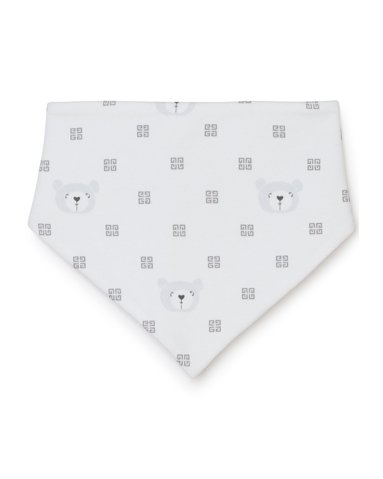 Ensemble t-shirt short et bandana en coton - Blanc