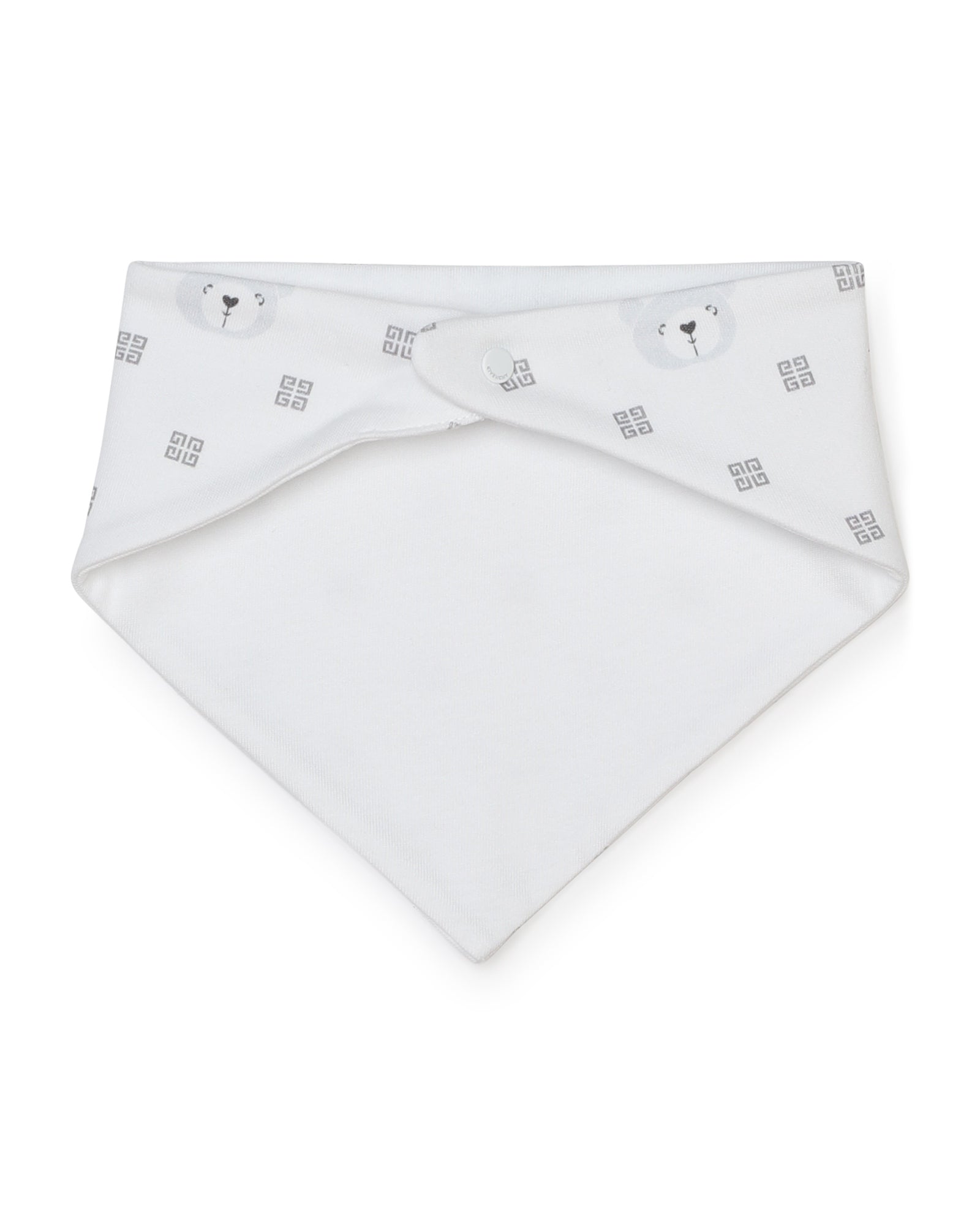 Ensemble t-shirt short et bandana en coton - Blanc