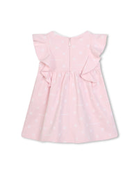 Ensemble robe et bandeau en coton - Marshmallow