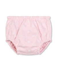 Ensemble robe et bandeau en coton - Marshmallow