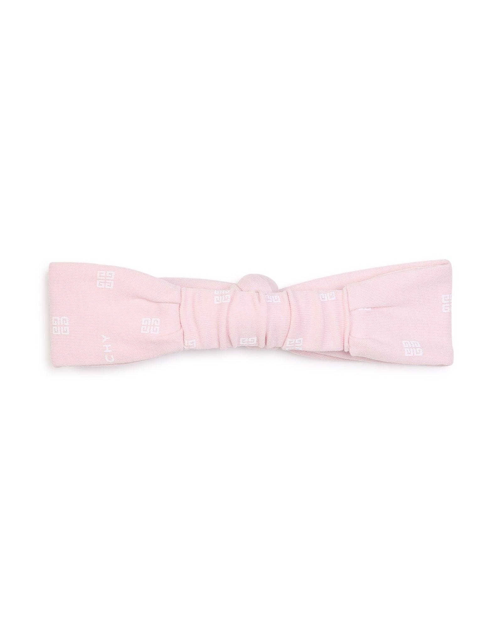 Ensemble robe et bandeau en coton - Marshmallow