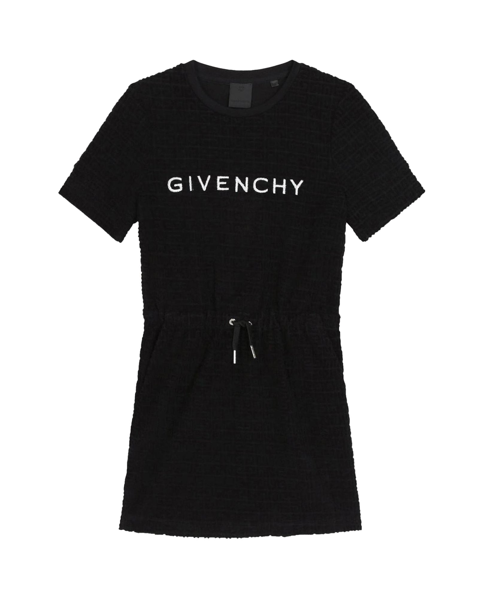 Robe à manches courtes en coton - Black