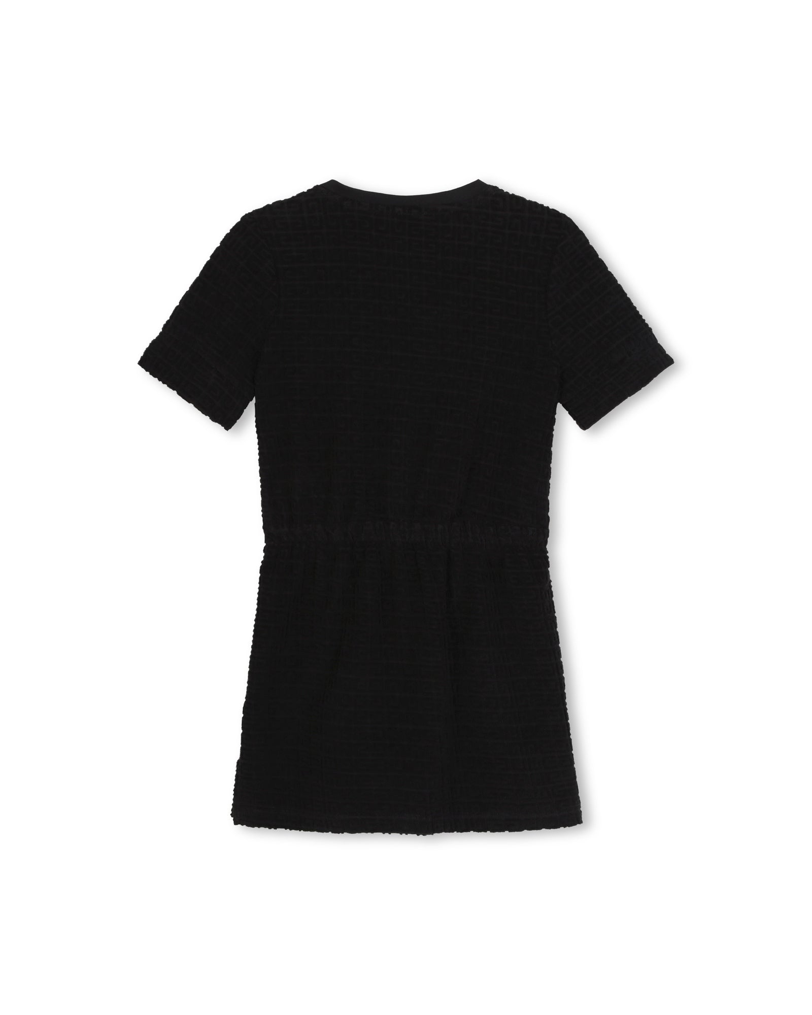 Robe à manches courtes en coton - Black