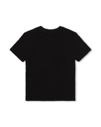 T-shirt à manches courtes en coton - Black