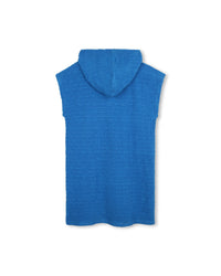Poncho à capuche - Imperial Blu