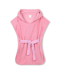 Poncho à capuche - Rose Friandi