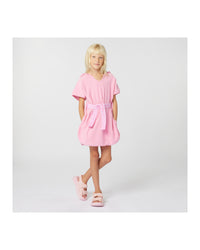 Poncho à capuche - Rose Friandi