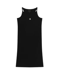 Robe sans manches en coton - Black