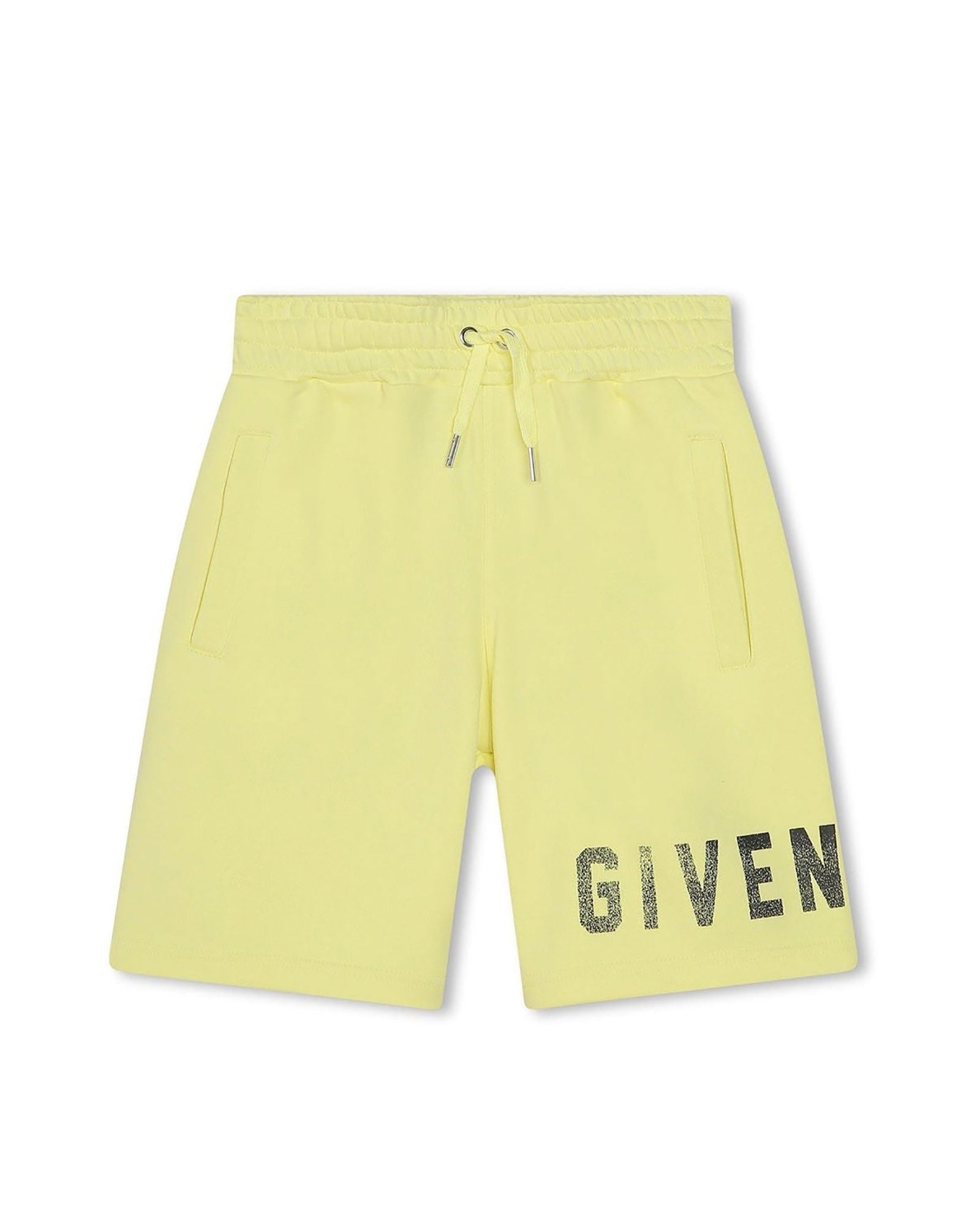 Short en coton - Jaune tendre