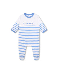 Cotton bib and bonnet pyjama set - Ouragan