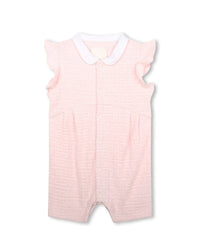 Combinaison courte en coton - Marshmallow