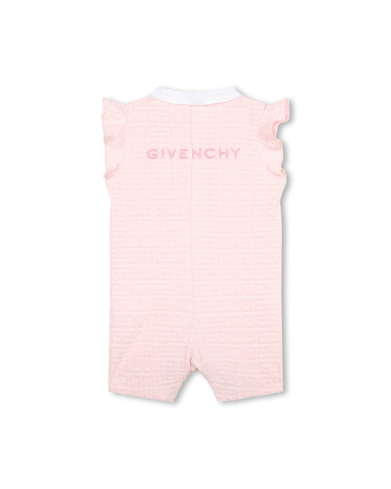 Combinaison courte en coton - Marshmallow