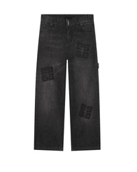 Pantalon ajustable en denim - Black