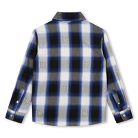 Chemise en coton - Gris Bleu