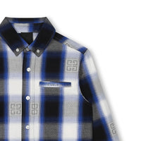 Chemise en coton - Gris Bleu
