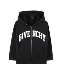 Hooded fleece cardigan - Black