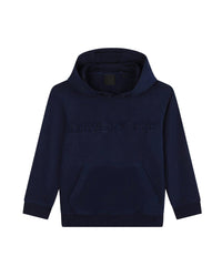 Sweat à capuche en molleton - Blue Indigo