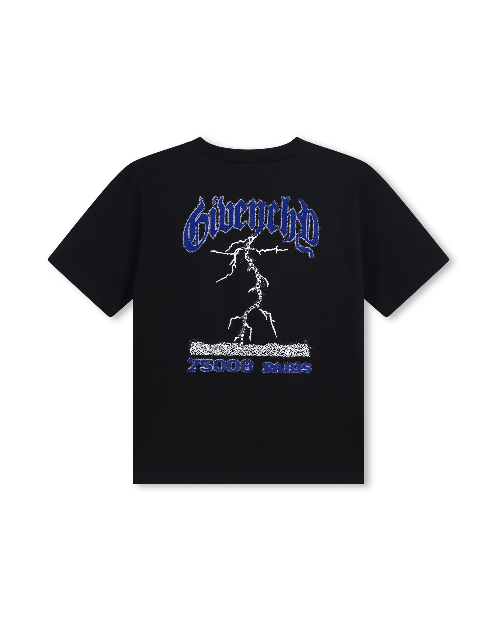 Cotton t-shirt with fancy illustrations - Black