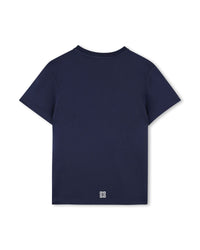 T-shirt à manches courtes en coton - Blue Indigo