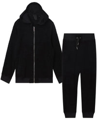 Ensemble 2 pièces en éponge de coton - Black