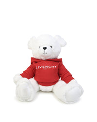 Doudou avec sweat à capuche en molleton - Piment